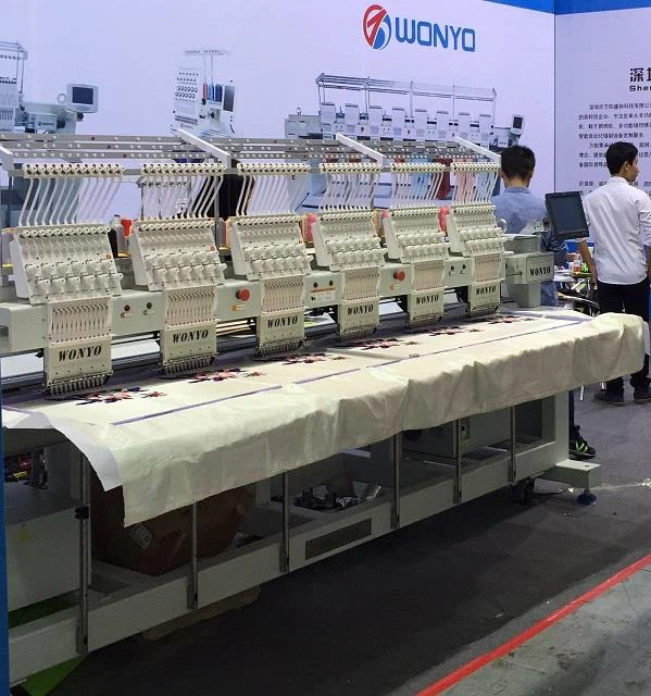 8 Head Multi Needle Commercial Cap Embroidery Machine