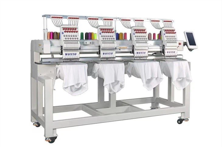 China Good Sells 4 Heads12 Needles Apparel Computerized Embroidery Machine Sale